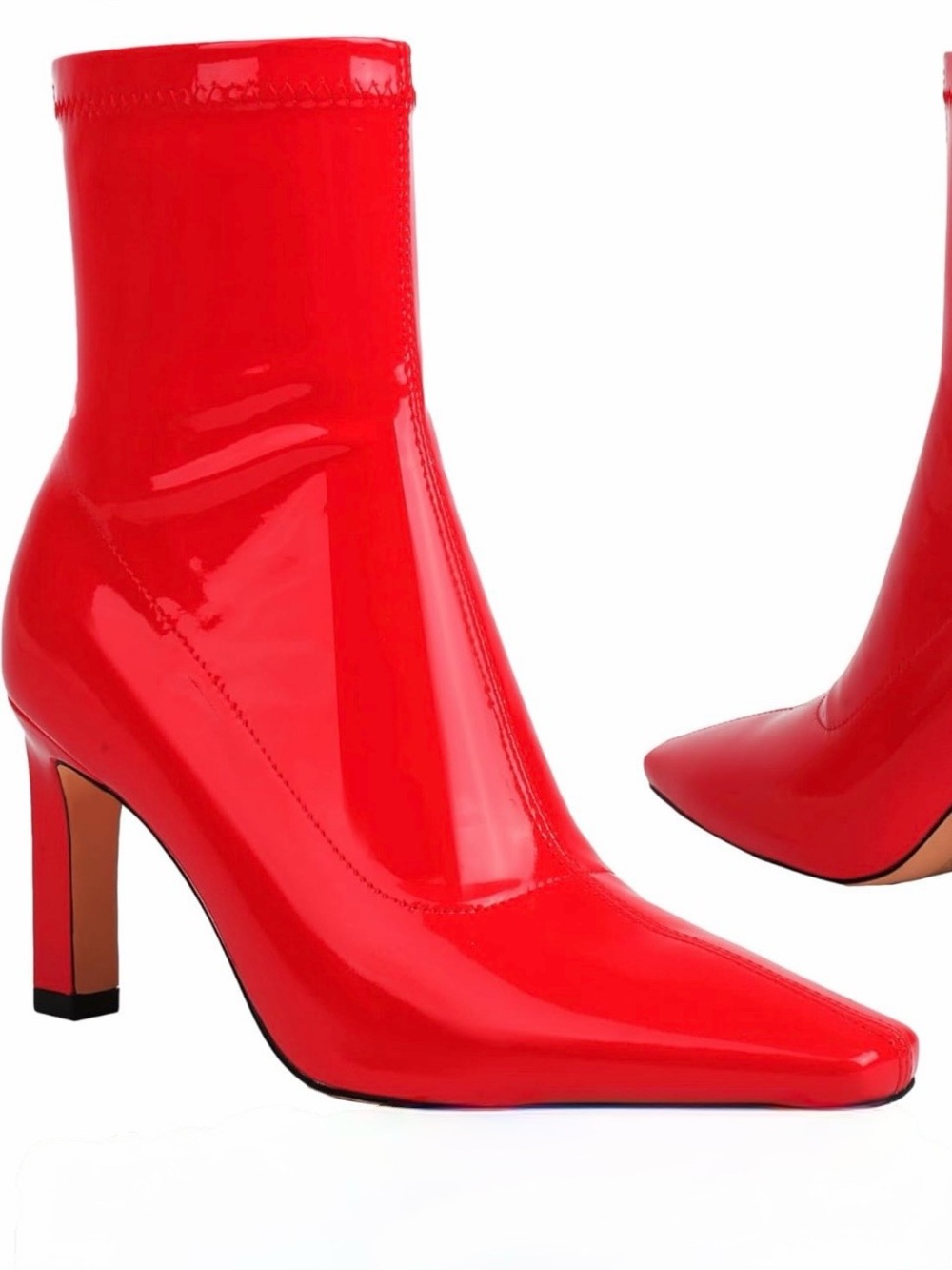 Mofirdast‎ Women's Mid Calf Boots Comfy
Square Closed Toe